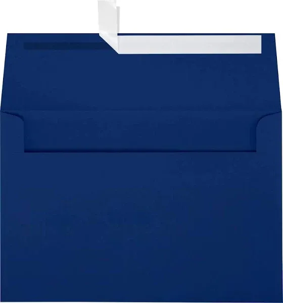 LUX A10 Invitation Envelopes (6 x 9 1/2) 50/Pack Navy (LUX-4590-103-<wbr/>50)