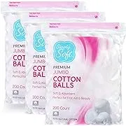 Medline Simply Soft NonSterile Jumbo Cotton Balls