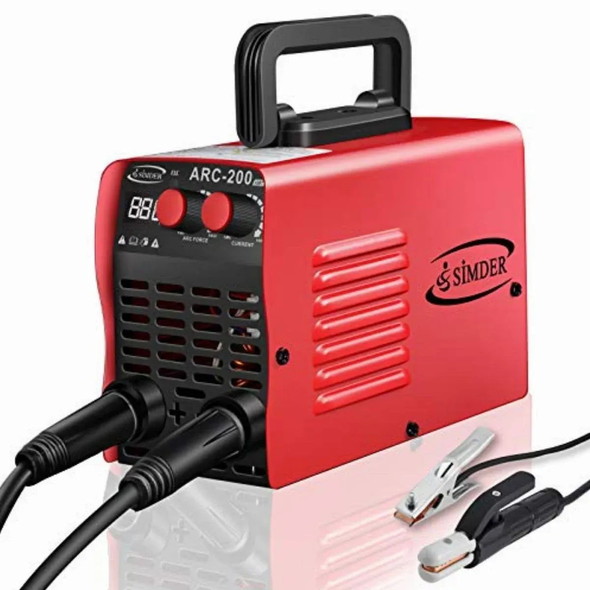 SSIMDER Mini Stick Welder 110V/220V ARC200 Portable Stick MMA ARC Welding Mac...