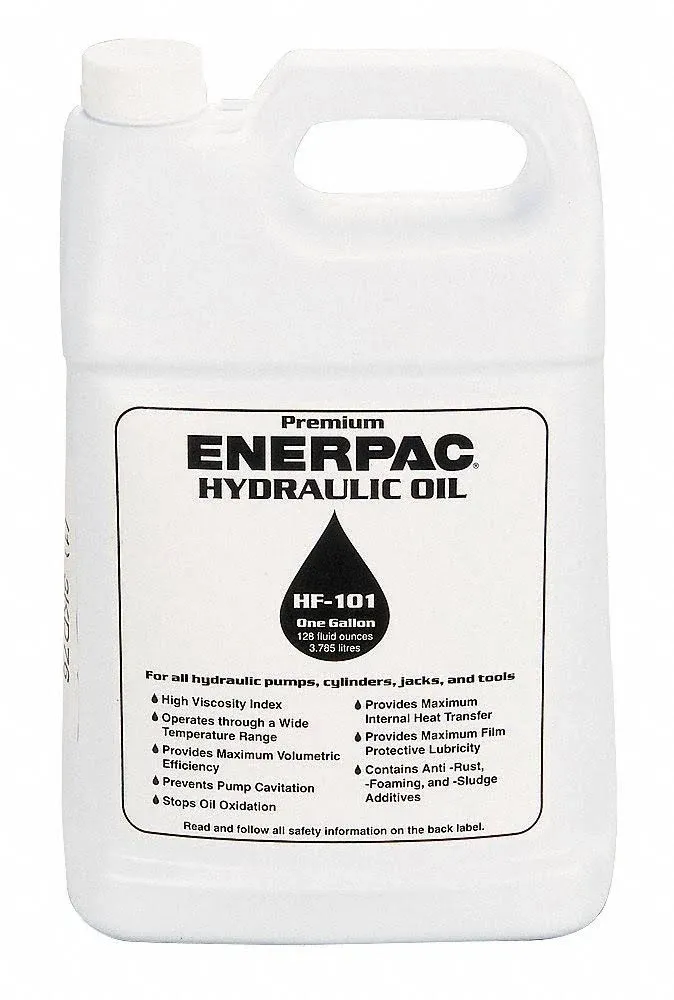 Enerpac HF101 Hydraulic Machine Oil: ISO 32, 1 gal Bottle