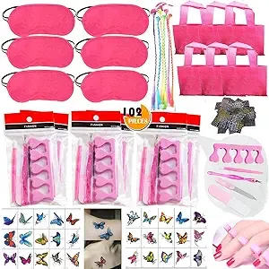 Youwith Joy 102pcs Spa Party Favors for Girls Women Multiple Spa Supplies Bday ...