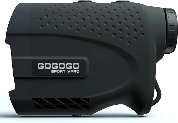 Gogogo Sport Vpro Laser Golf Rangefinder 1200 Yards 6X Gift Range Finder for Hunting with Slope Compensation, Flag Lock, Vibration