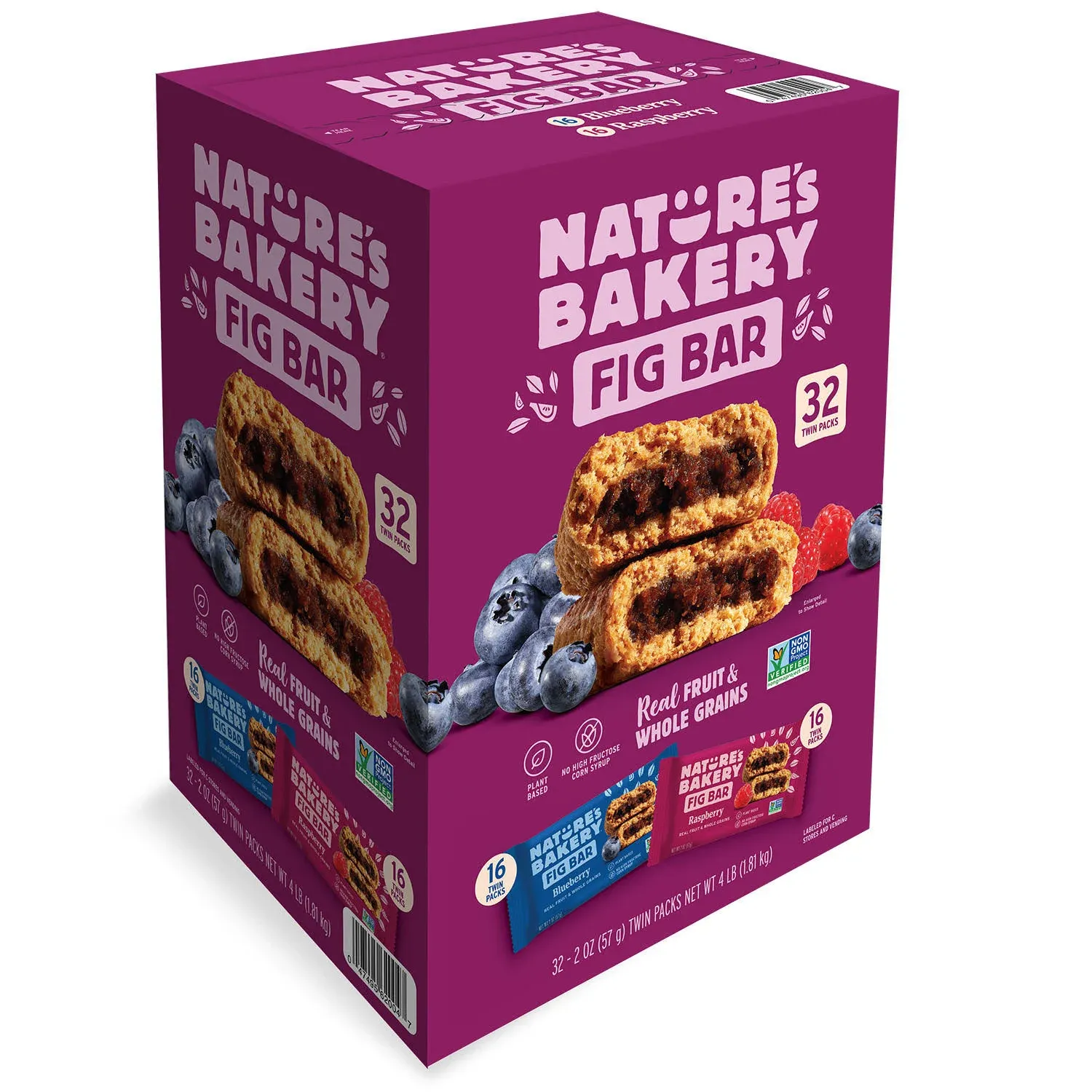 Nature's Bakery Fig Bars Variety 32 Pack