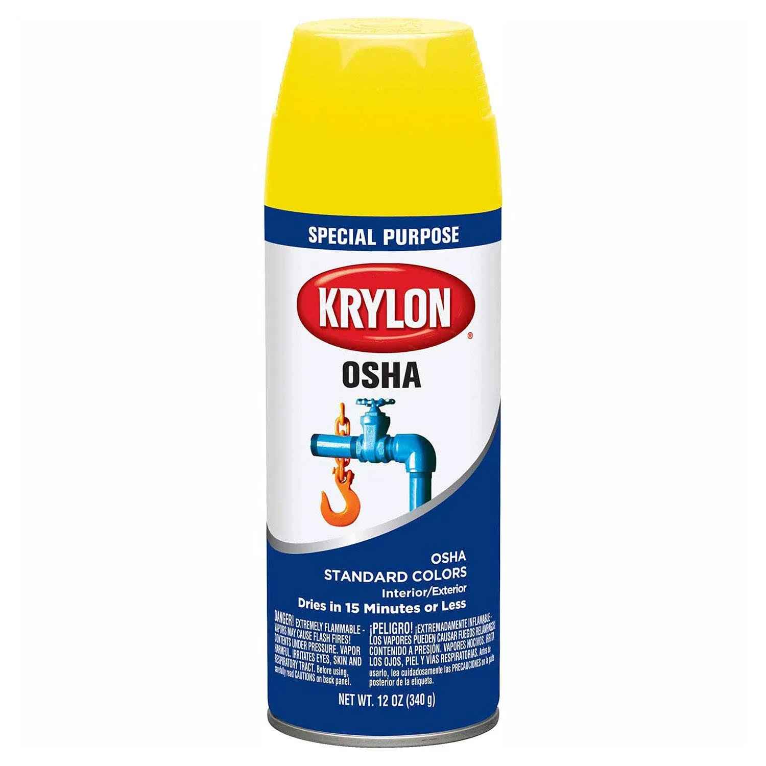 Duplicolor OSHA Spray Paint: Safety Yellow, Aerosol, 12 Oz