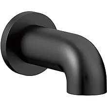 Trinsic 7 in. Non-Diverter Tub Spout in Matte Black