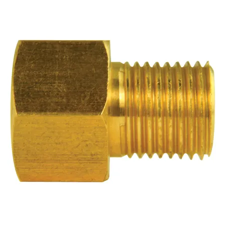 Brass Adapter, Female(1/2-20 Inverted), Male(5/8-18 Inverted)