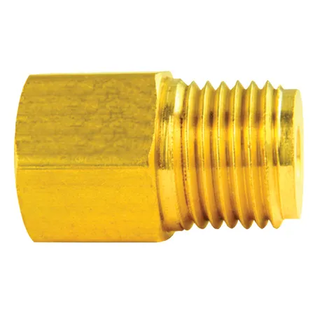 Brass Adapter, Female(1/2-20 Inverted), Male(9/16-18 Inverted), 10/bag