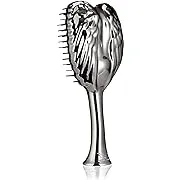 Tangle Angel Detangling Hair Brush - Anti Static Tangle Taming Brush with Soft Bristles - Heat & Water Resistant Pro Detangler Hairbrushes for Women for Fine, Thick, Wavy, & Curly Hair - Titanium