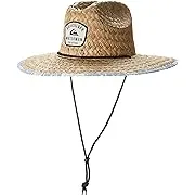 Quiksilver Waterman Outsider Straw Lifeguard Hat Blue Size L/XL