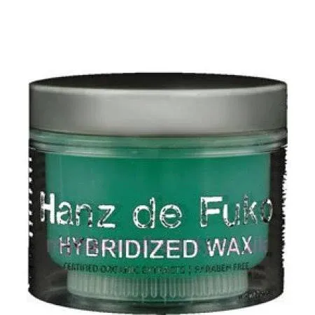 Hanz de Fuko Hybridized Wax – Premium Men’s Styling Wax – Medium Hold, Satin Shine – Paraben Free – Certified Organic Ingredients, 2 oz.