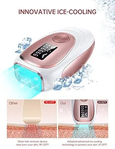 Laser Hair Removal With Cooling System, at-Home IPL Hair Removal for Women Men ...