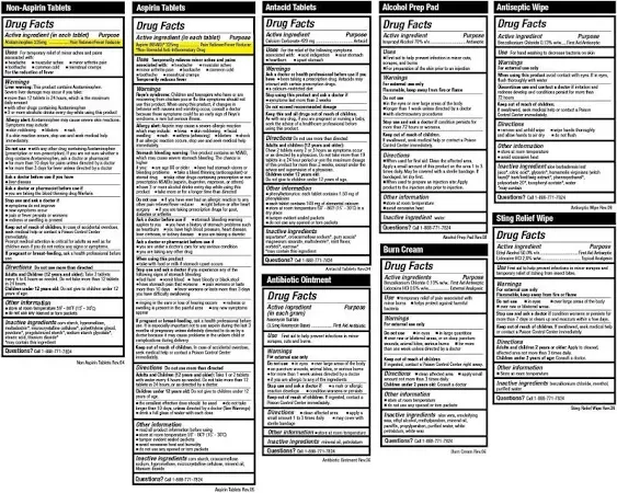 Be Smart Get Prepared First Aid Kit, 250 Piece. Exceeds Osha Ansi