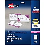 Avery Print-to-the-Edge MicroPerf Business Cards