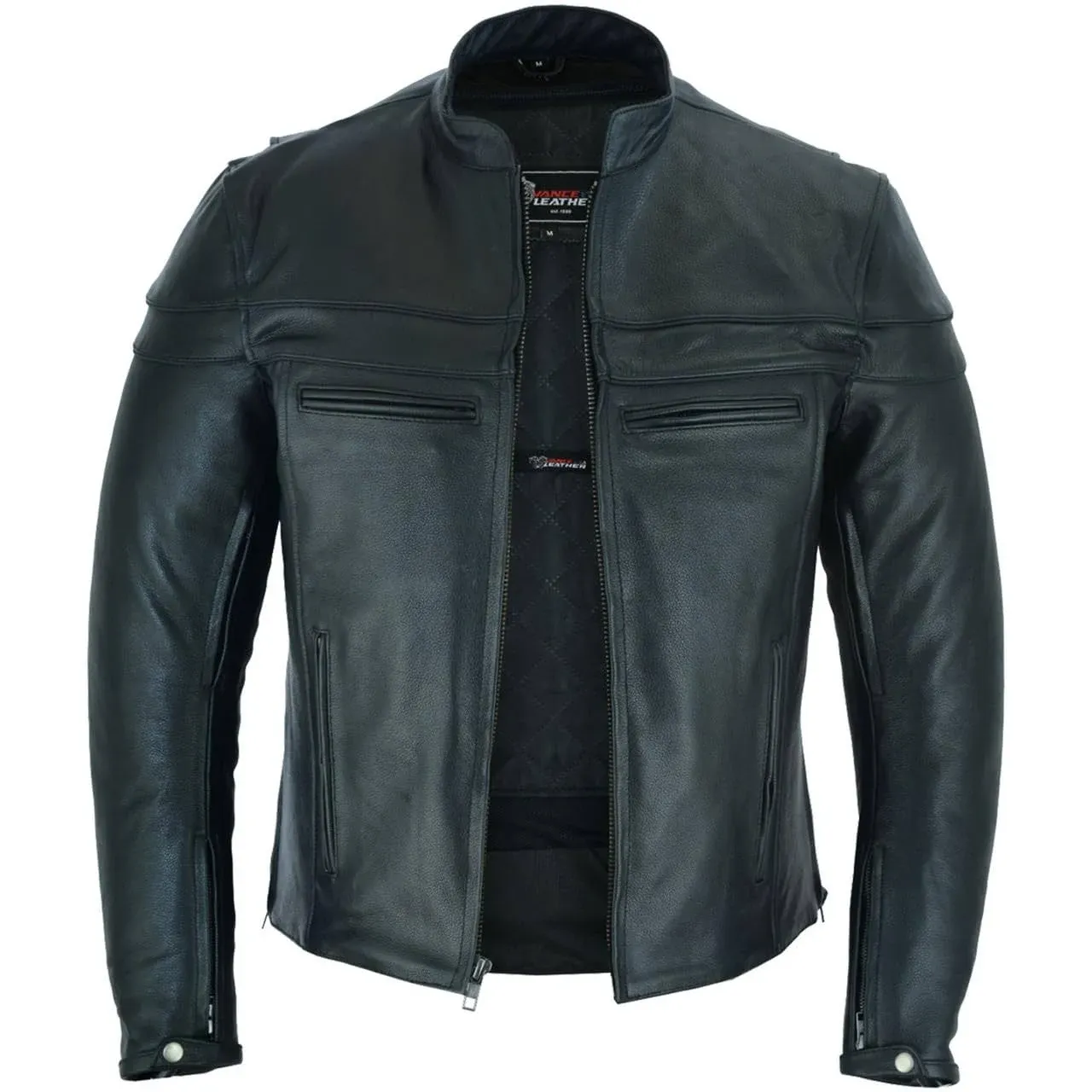 Vance Leather Men's Racer Jacket