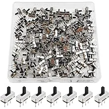 WMYCONGCONG 150 Pcs 3 Pin 2 Position 1p2t SPDT Vertical Micro Slide Switch 0.5A ...