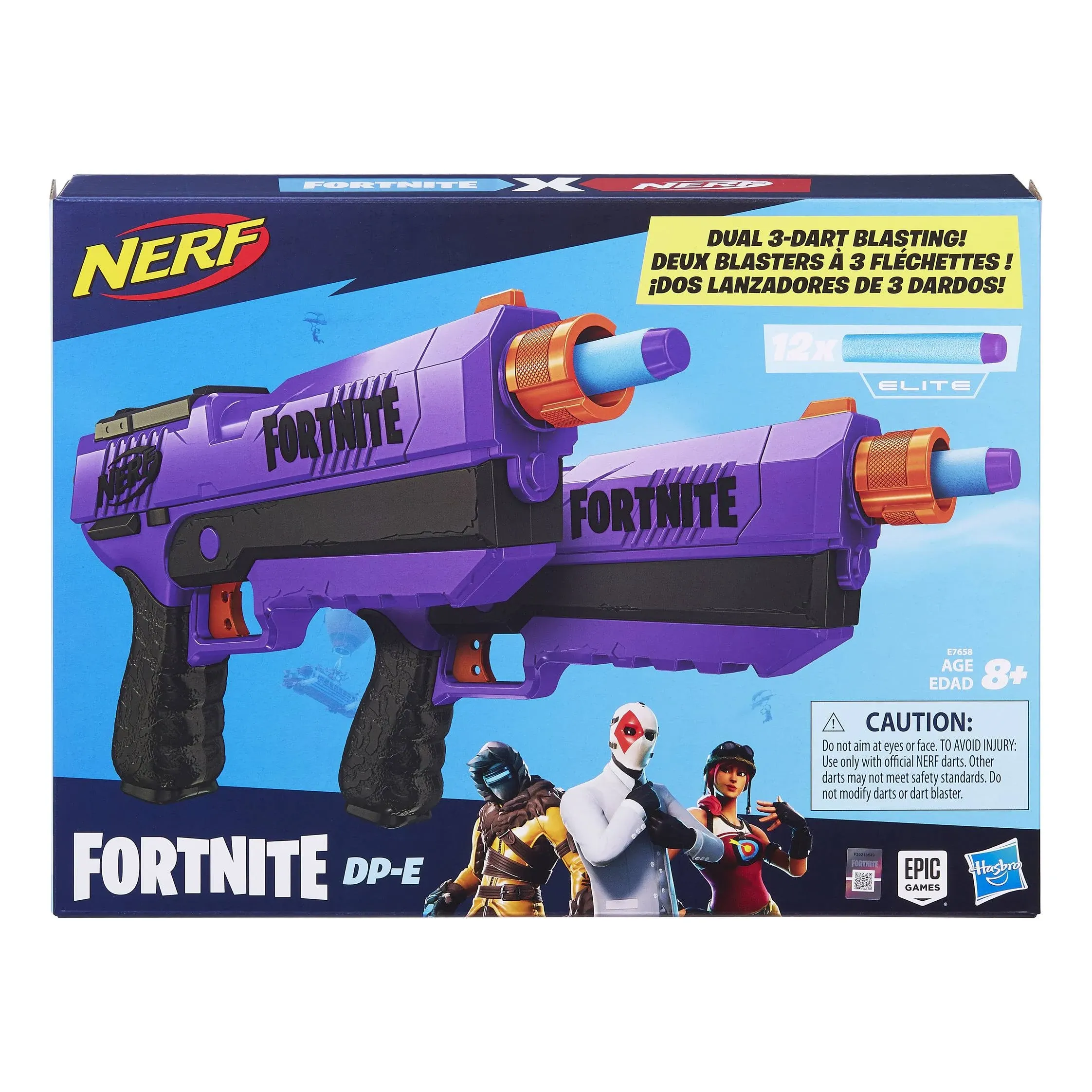 NERF Fortnite DP-E Dart Blaster 2 Pack