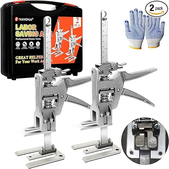 Navona Labor Saving Arm Jack 2pcs, 12in Multi-function Height Adjustme