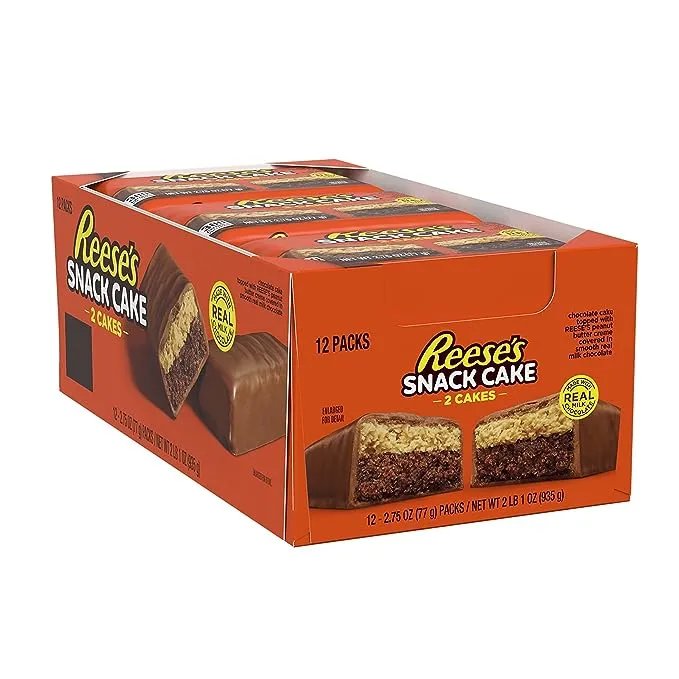 Reese's Snack Cake, 12 Packs - 12 pack, 2.75 oz cakes