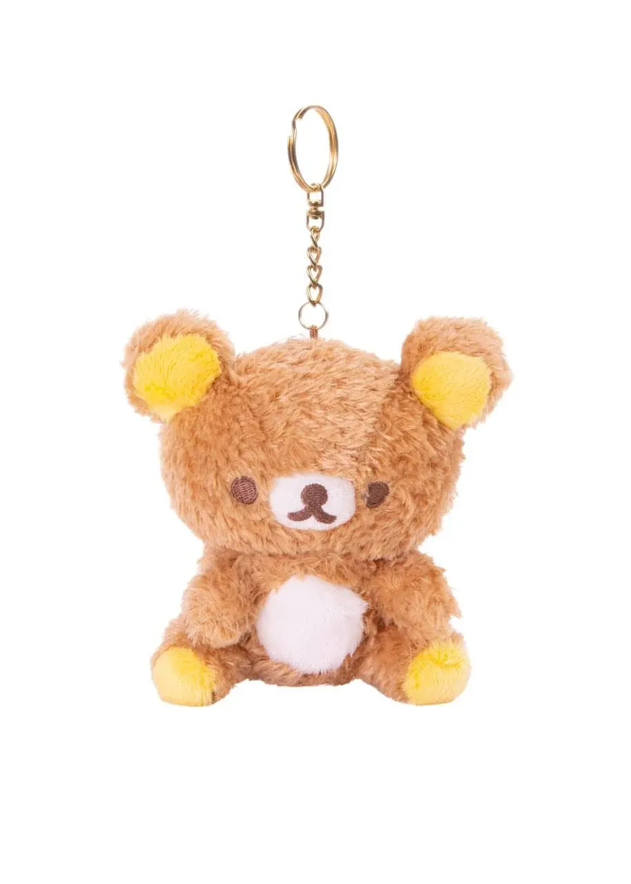 Rilakkuma Caramel Latte Keychain Plushie