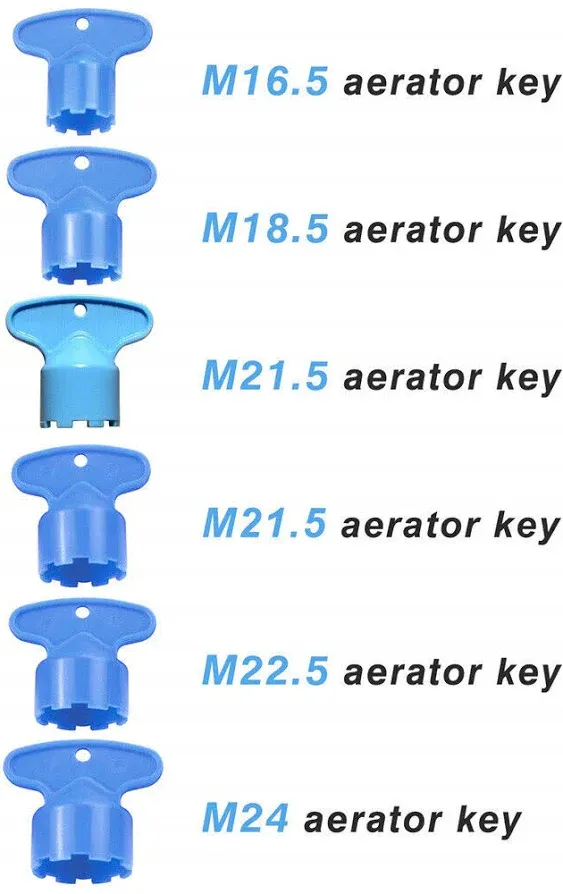 12 Pcs Faucet Aerator Cache Aerators with 6 Pcs Aerator Key Removal Wrench Tool  | eBay