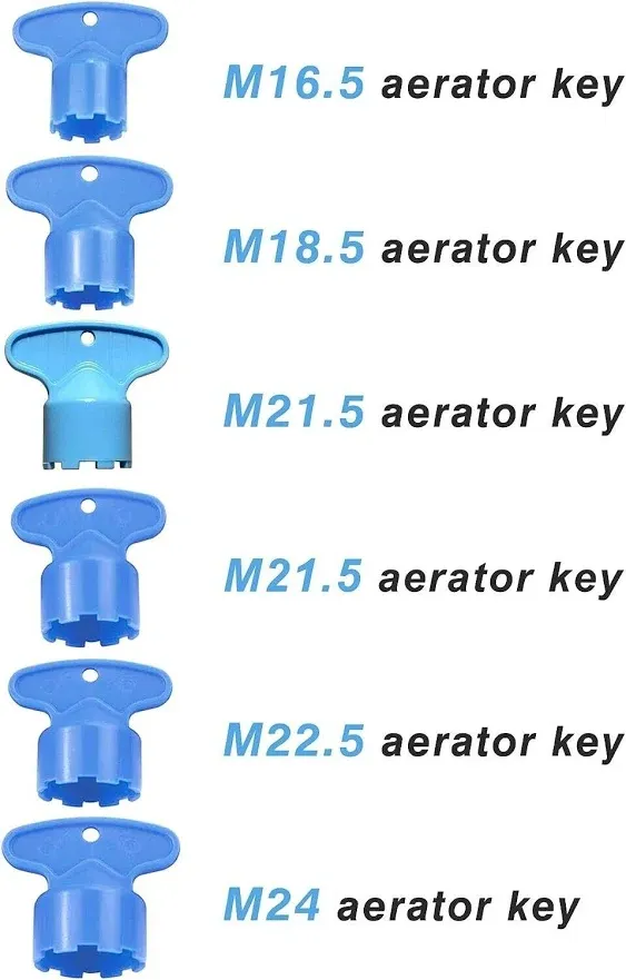 12 Pcs Cache Faucet Aerator M16.5 18.5 21.5 24