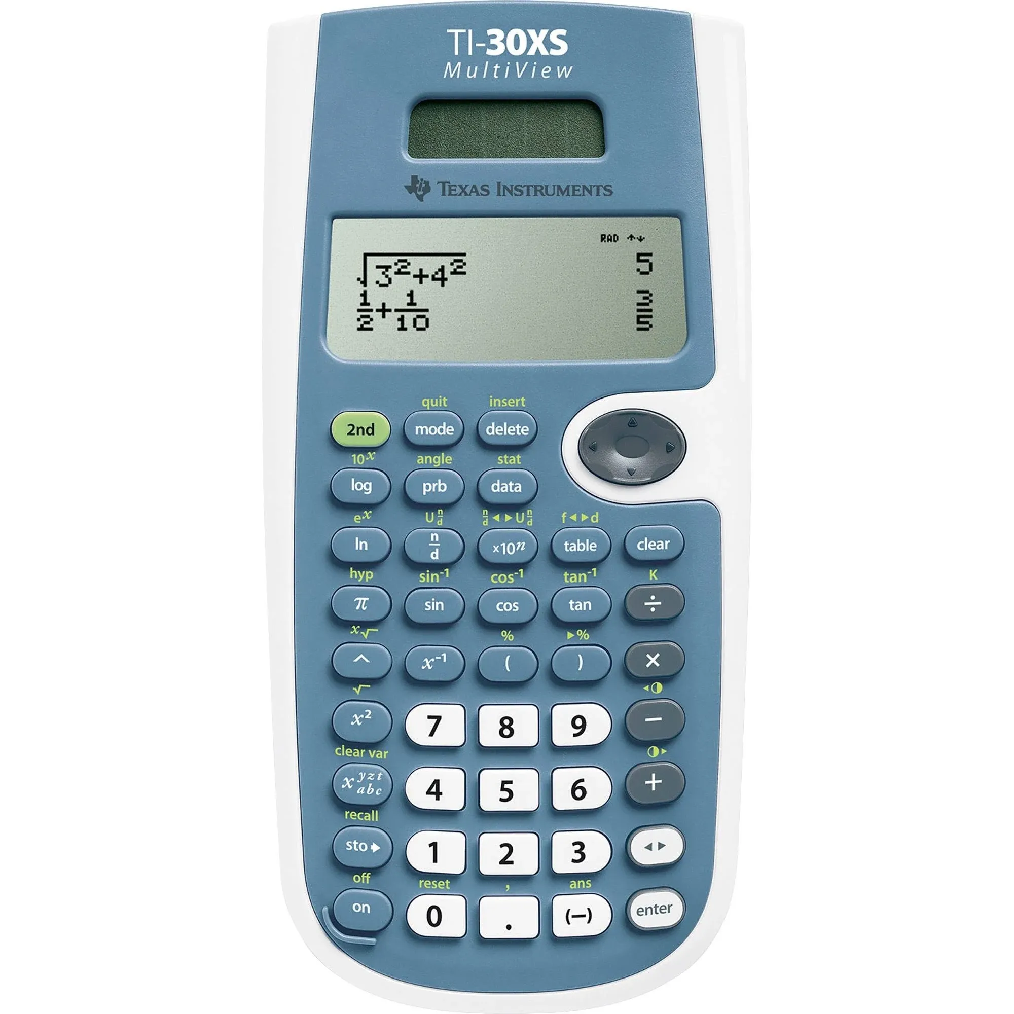 TI 30 XS Multiview Scientific Calcullator + WYNGS Funda protectora negra