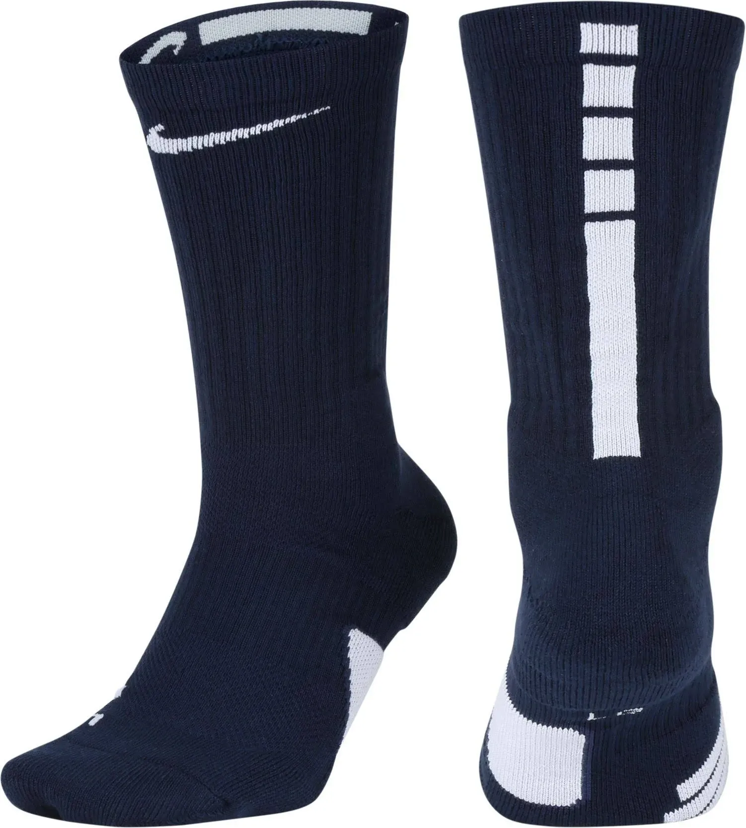 Elite Basketball Crew Socks Nike Navy/White