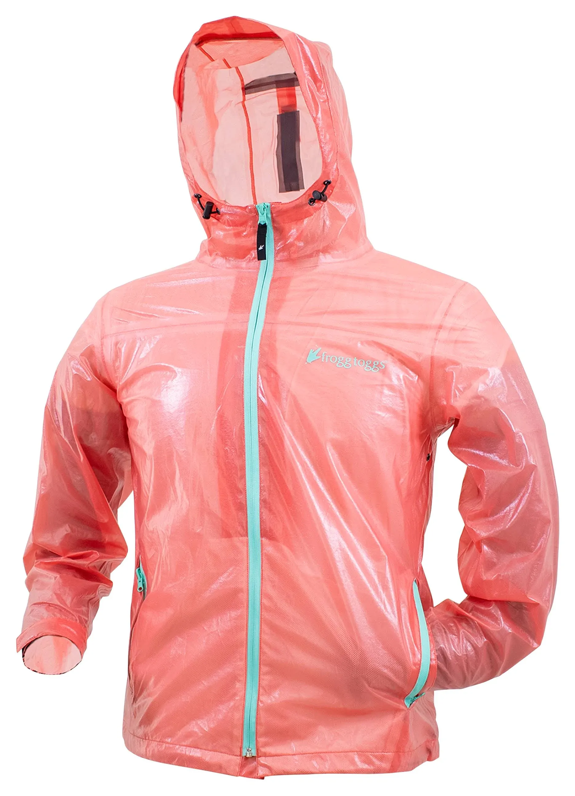 frogg toggs, Xtreme Lite Jacket, Size L, Color Coral, Model XTL62501-36LG