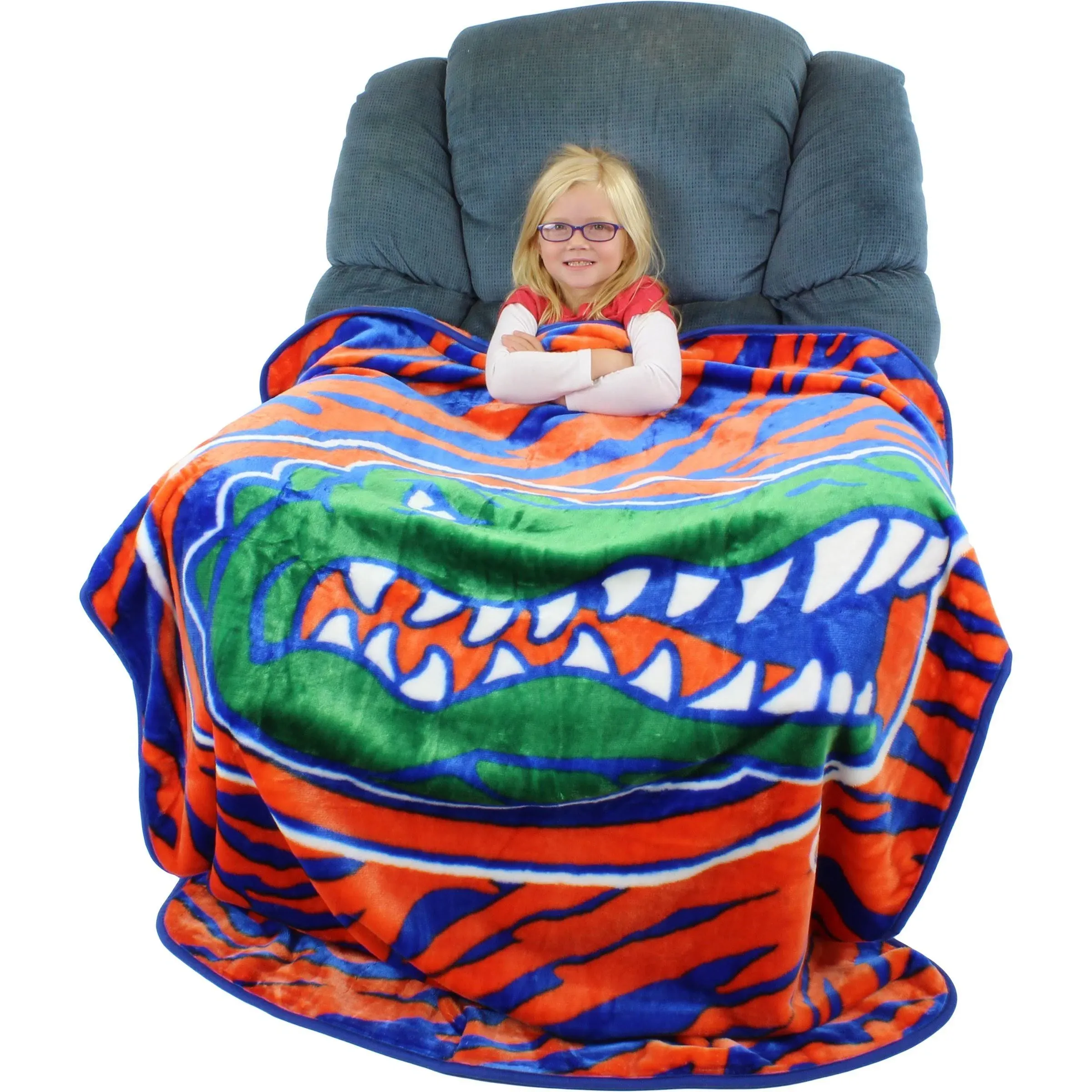 College Covers Florida Gators Raschel Throw Blanket, 60 in by 50 in