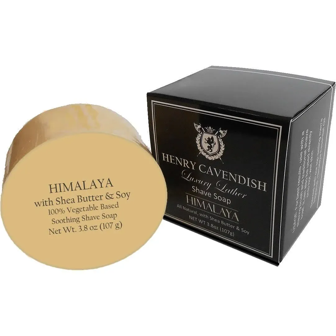 Henry Cavendish Himalaya Shaving Soap with Shea Butter &amp; Coconut Oil. Long