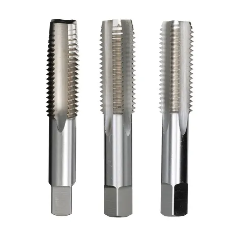 5/16"-18 HSS Machine and Fraction Hand Tap Set, Finish: Uncoated (Bright)