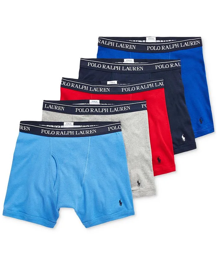 5-Pack Cotton Boxer Briefs