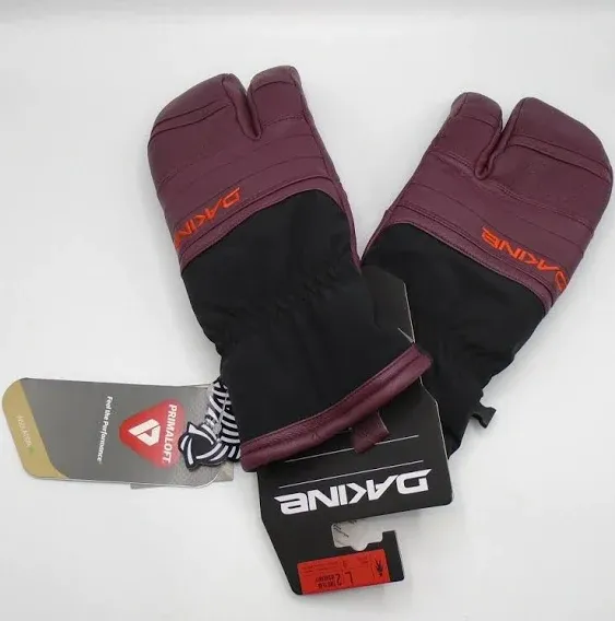 Dakine Baron Gore-tex Trigger Mitt Mens Large Port Red/black Snowboard