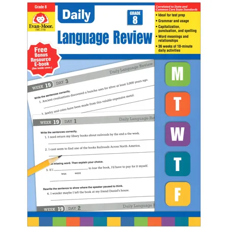 Daily Language Review, Grade 8 Te [Book]