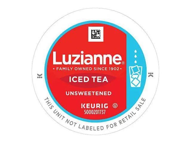 Luzianne Iced Tea, Unsweetened Single Serve Tea Cups, 72 Count