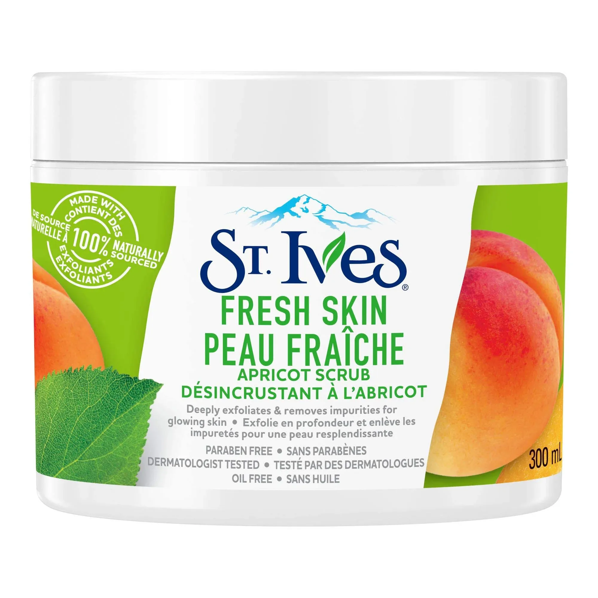 St. Ives Fresh Skin  Facial Scrub 300ml/10.14 Fl.oz {Imported from Canada}