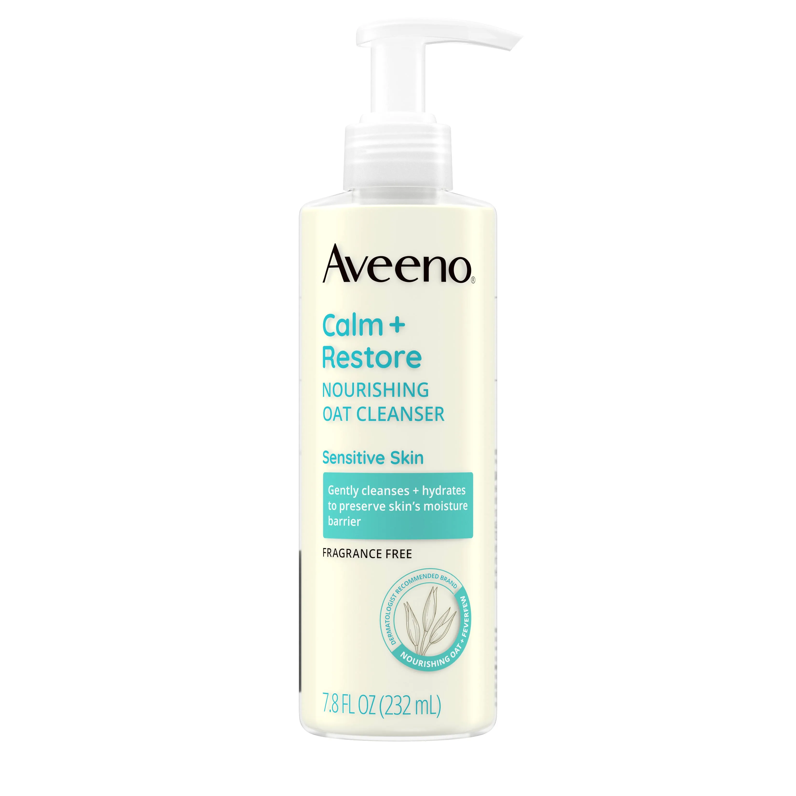 Aveeno Calm + Restore Nourishing Oat Cleanser 7.8 fl oz