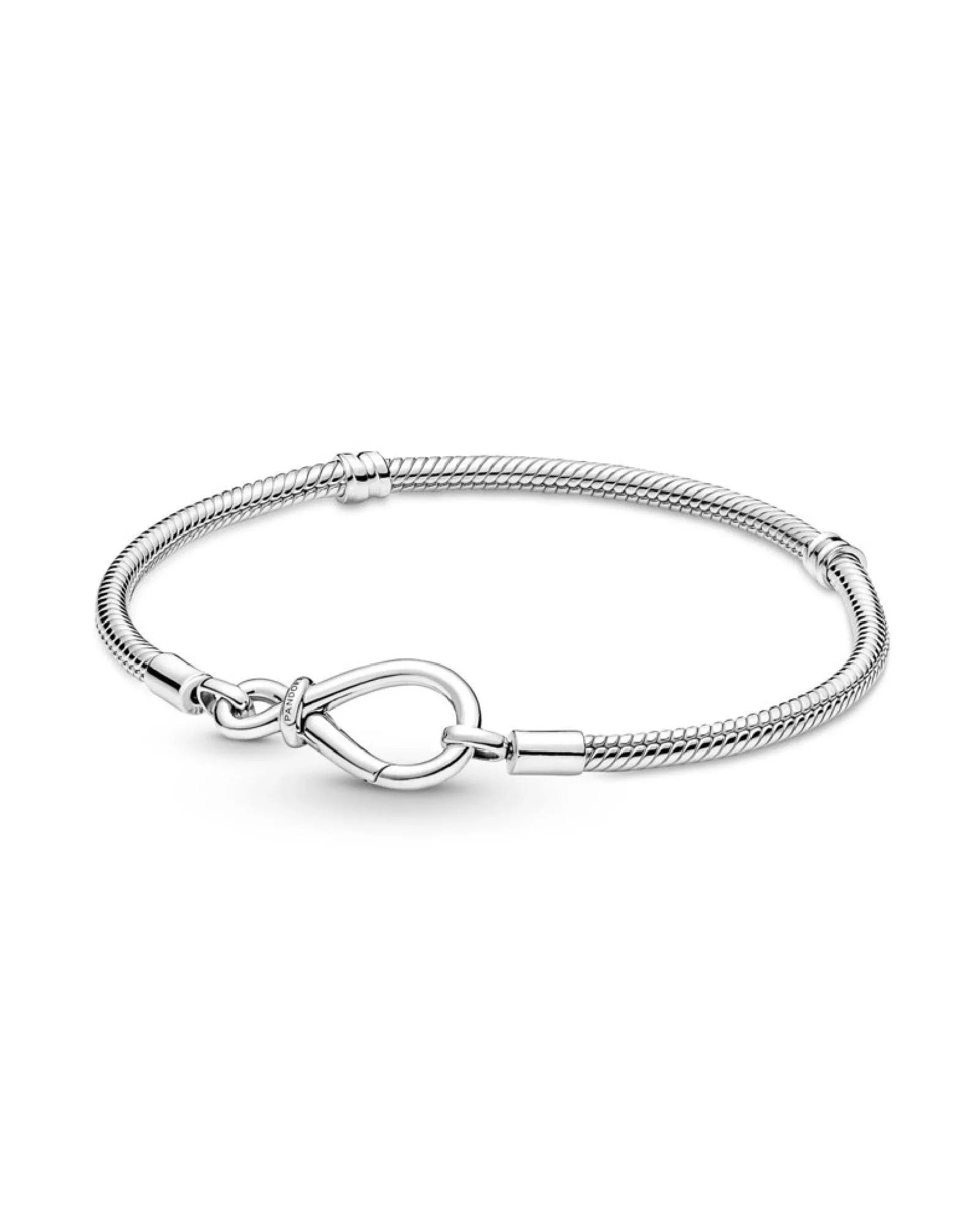 Pandora Moments Infinity Knot Snake Chain Bracelet - 9.1 Inches