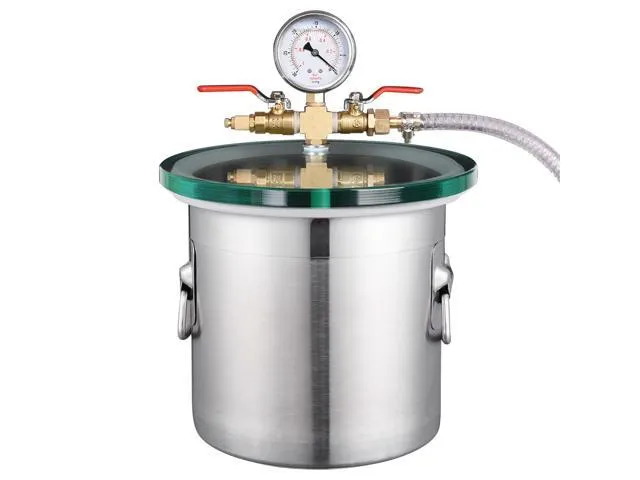 VEVOR 2 Gallon Vacuum Chamber kit Stainless Steel Degassing Chamber 7.5L Vacuum Degassing Chamber kit for Degassing Urethanes Silicones Epoxies and Resins