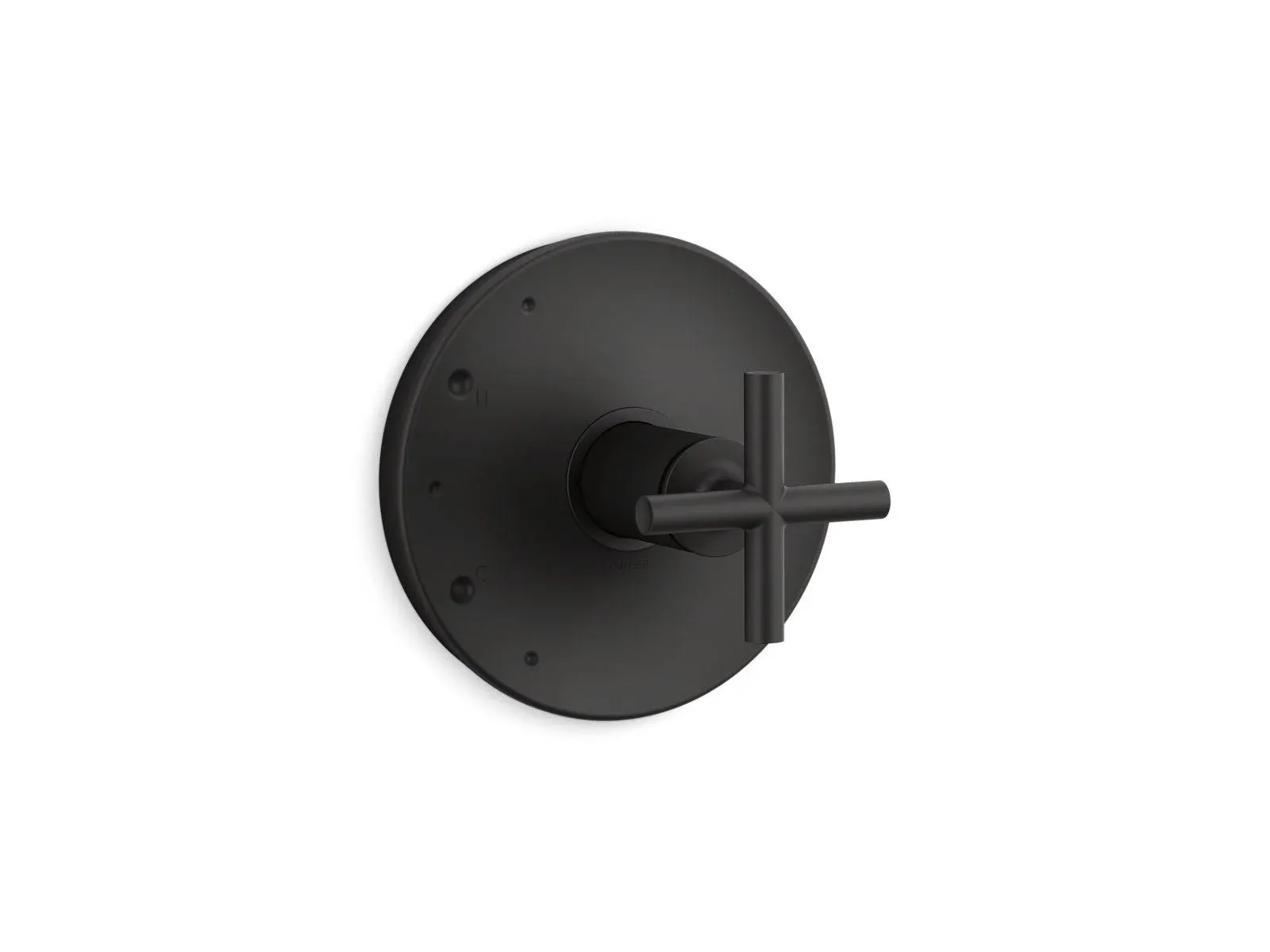 Kohler K-TS14423-3 Purist Rite-Temp Valve Trim with Cross Handle - Matte Black