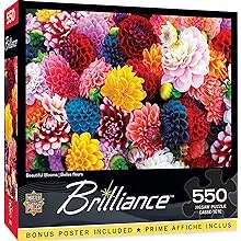 Brilliance - Beautiful Blooms 550 Piece Jigsaw Puzzle