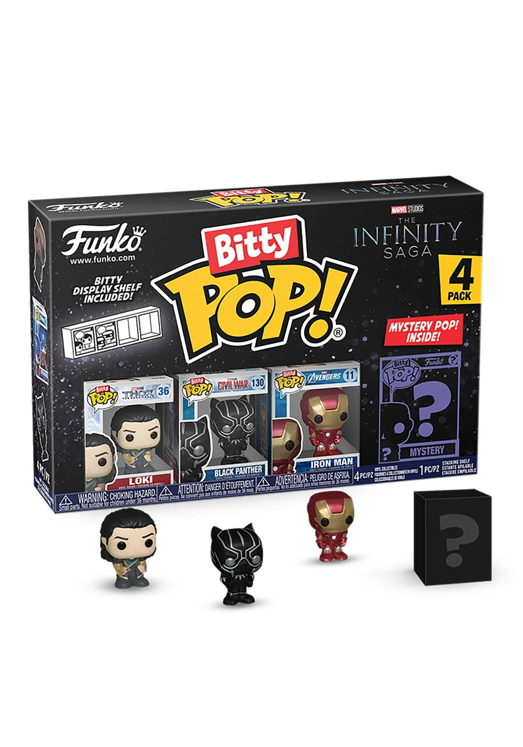 Funko Marvel The Infinity Saga Bitty Pop! Loki Vinyl Figure Set | Hot Topic