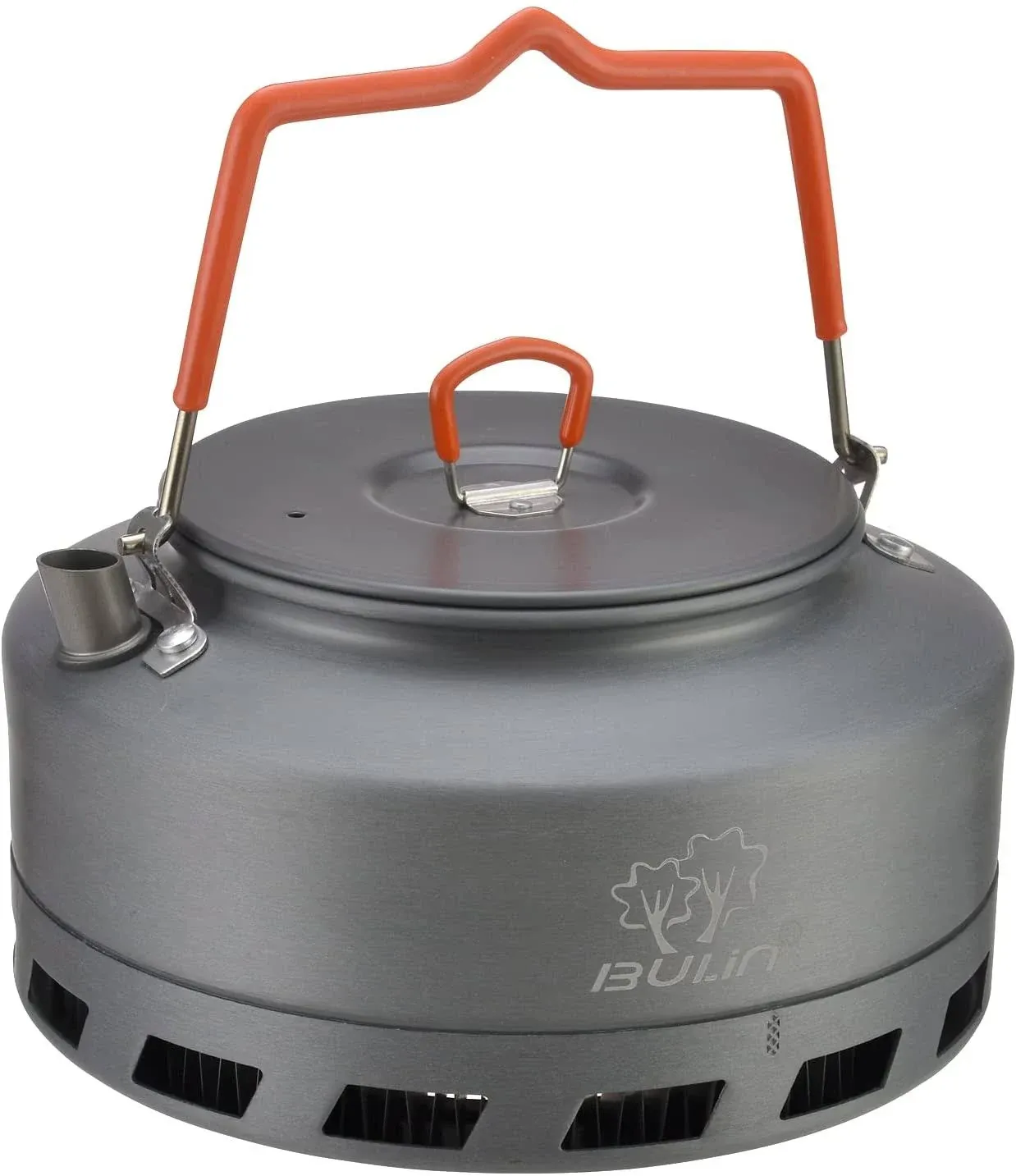 Bulin Camping Kettle 1.6L Heat Exchange Camp Tea Coffee Pot Lightweight Outdoor ...