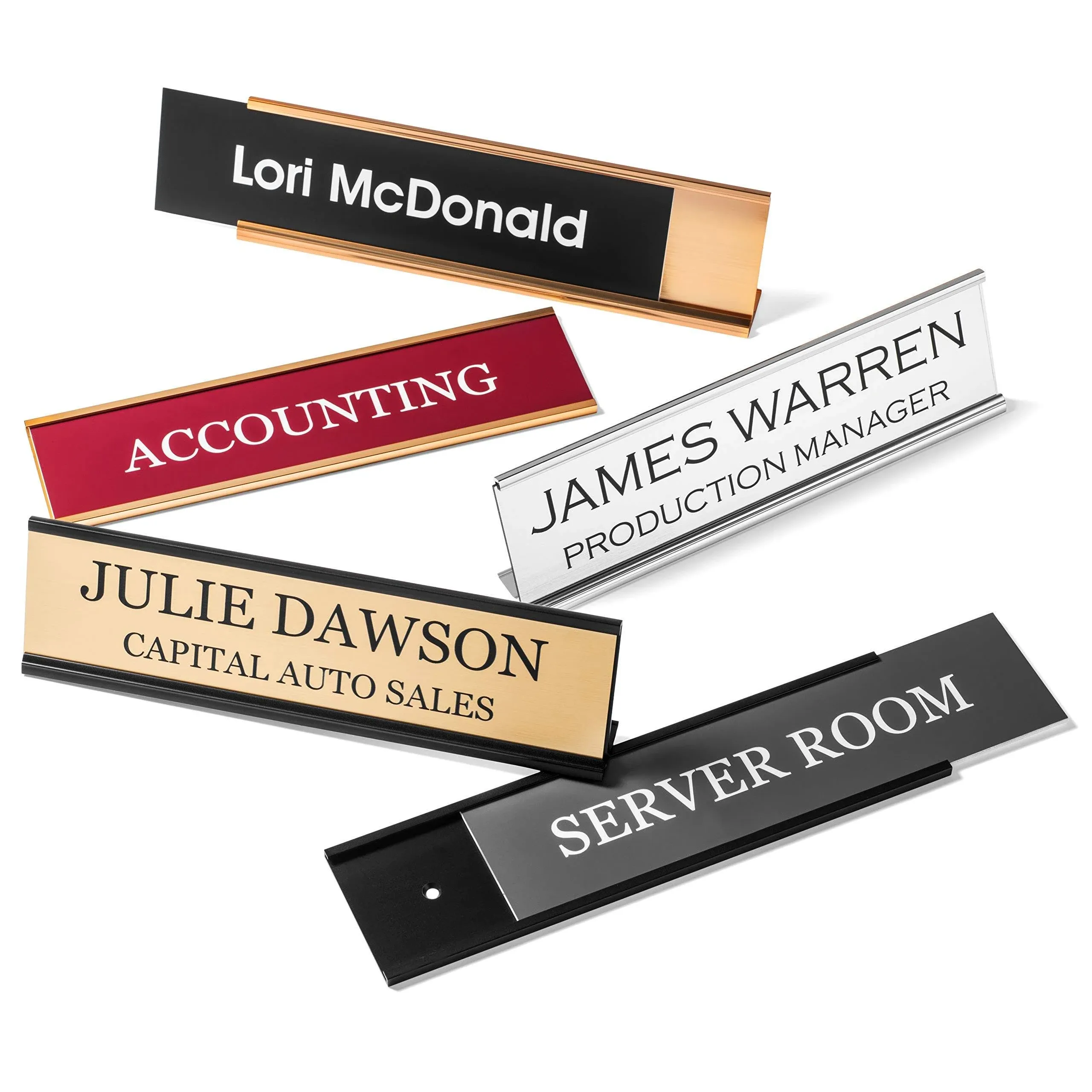 Providence Engraving Personalized Desk Name Plates