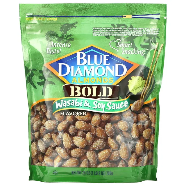 Blue Diamond Bold Almonds Wasabi Soy Sauce