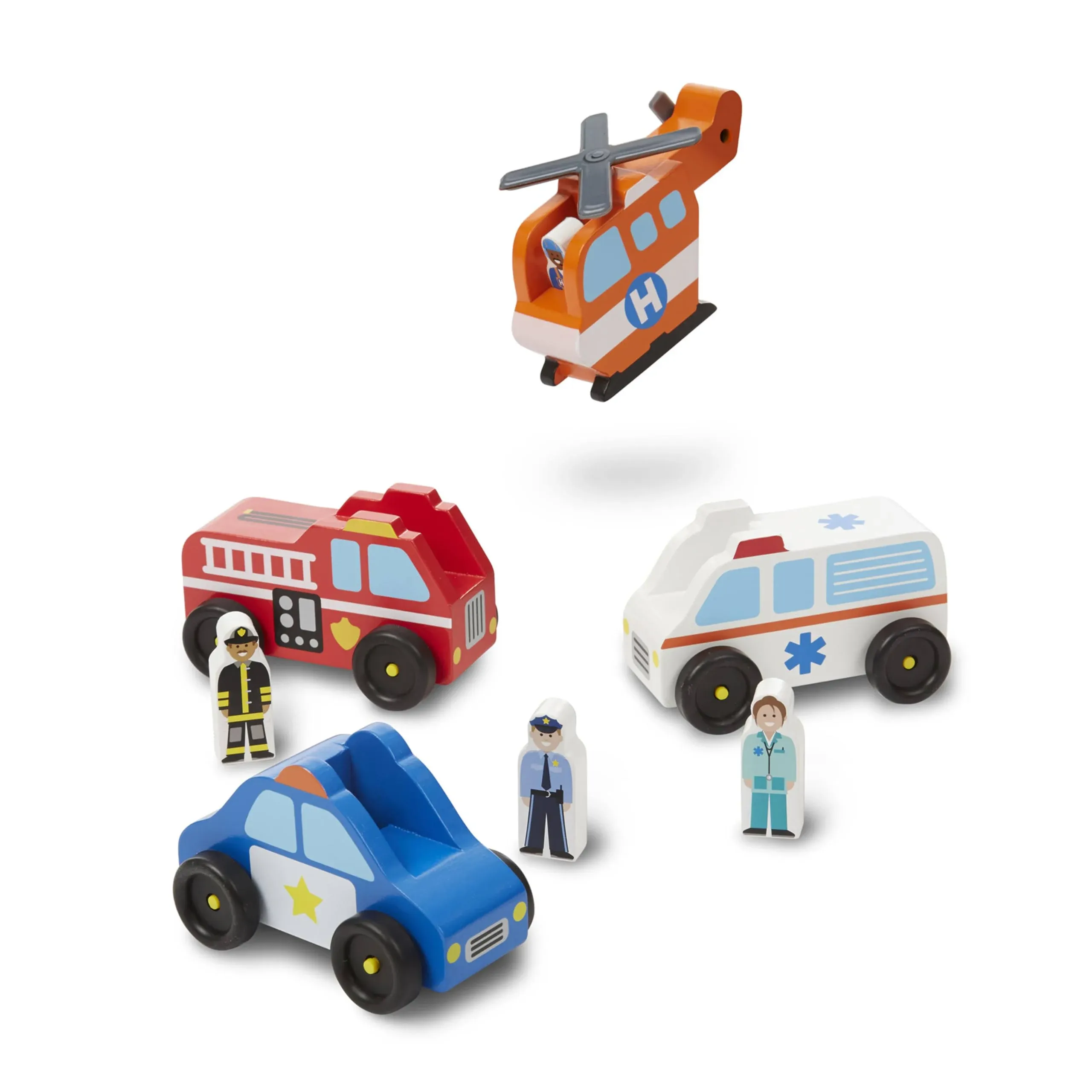 Melissa & Doug Emergency Vehicle Set