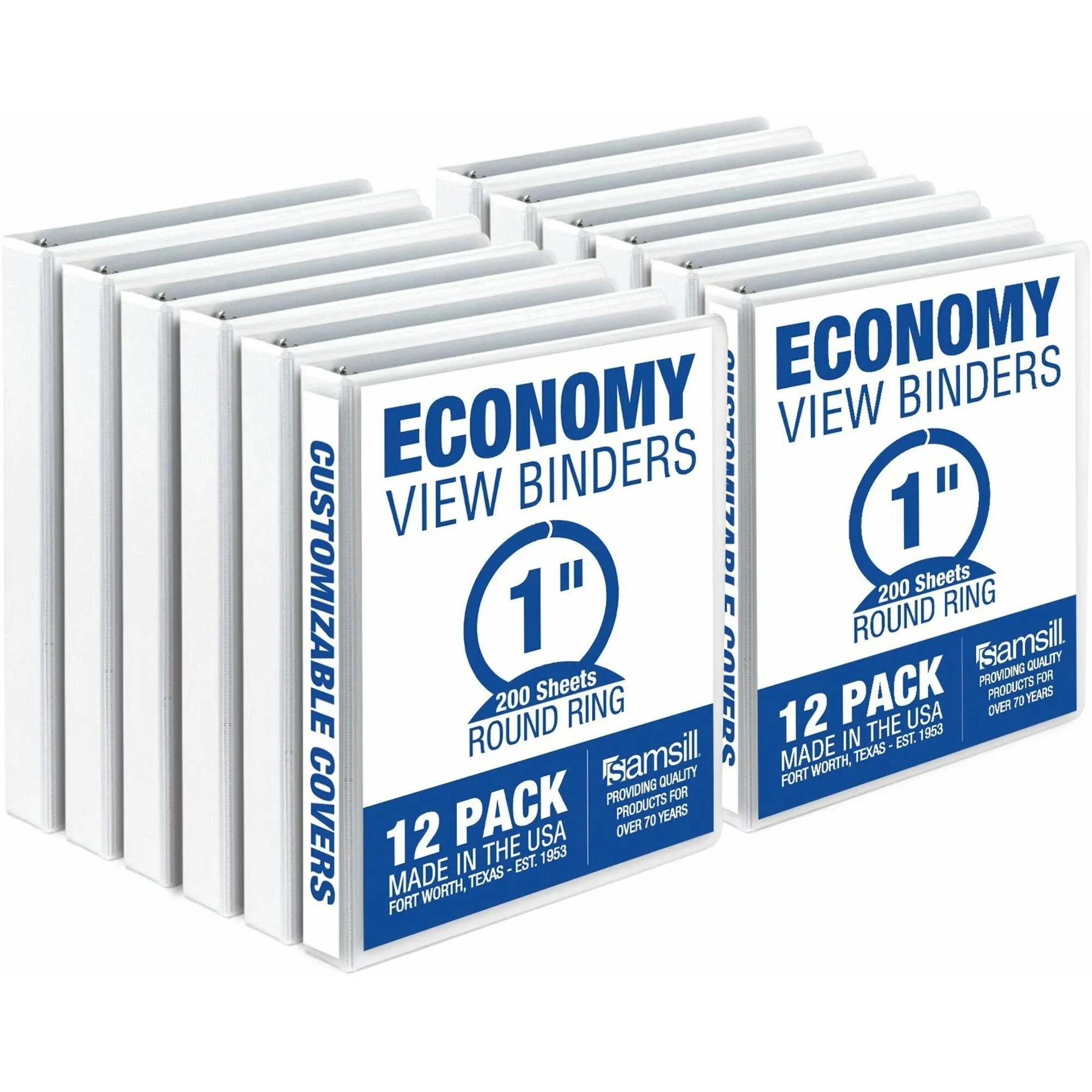 Samsill Economy 1" View Ring Binder