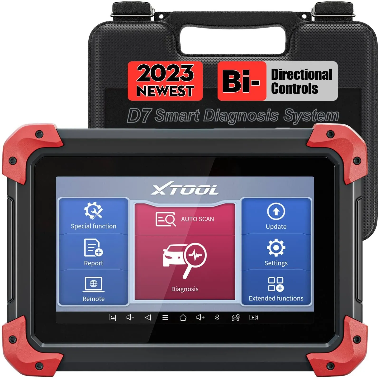 XTOOL D7W Wireless Bidirectional Scan Tool with 3-Year Updates, ECU Coding, Can FD&DoIP, 36+ Resets, Key Programming, Crank Sensor Relearn, All