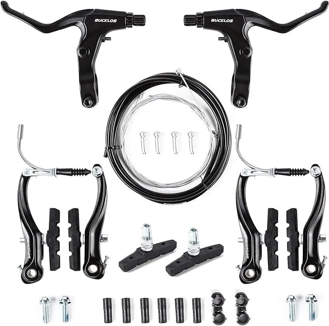 Bucklos Mountain Bike V Brake Set for Most Bikes V-Brake Calipers with 2pc MTB ...