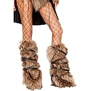 RaveFix Faux Fur Leg Warmers